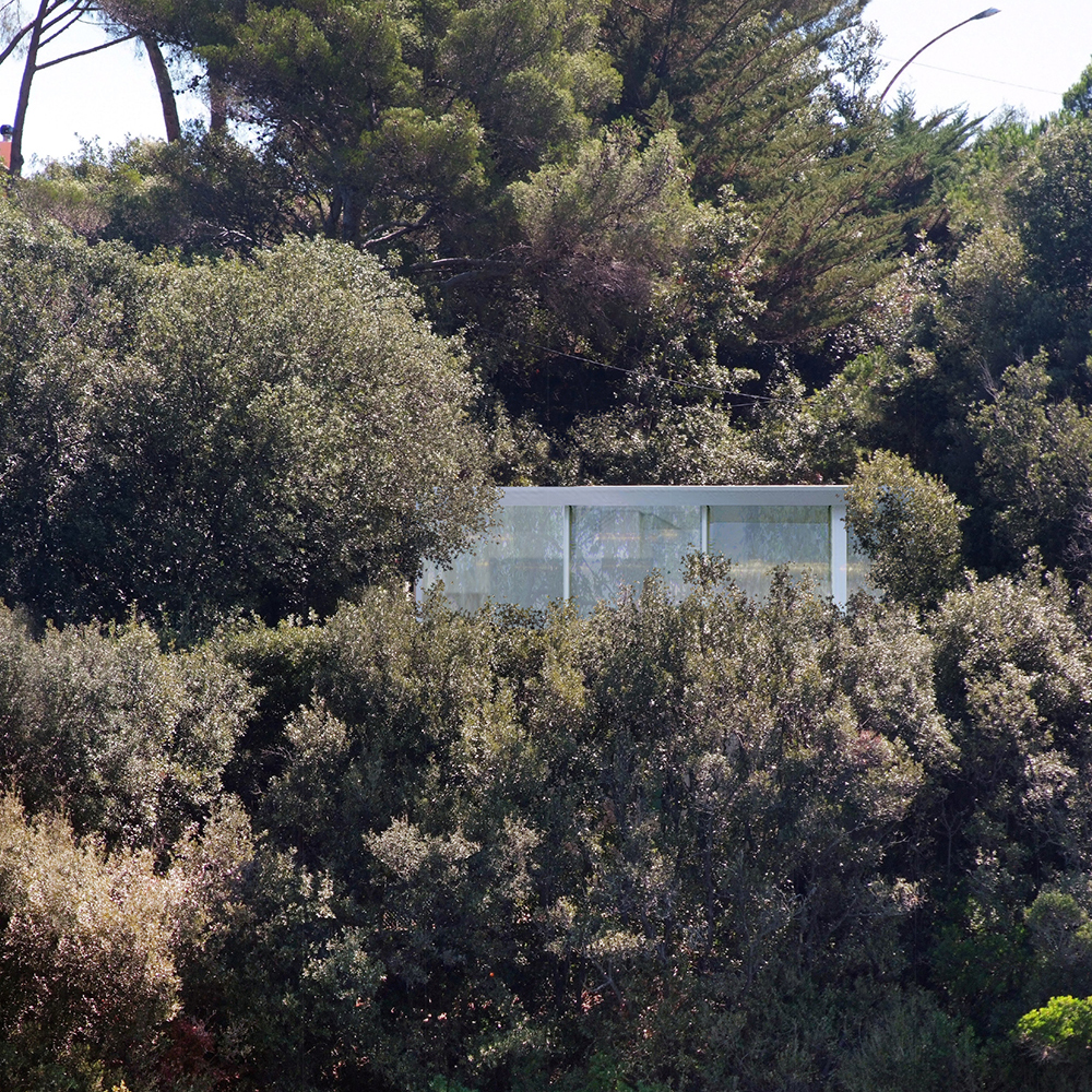 prospetto principale che si affaccia sul mare dell'Elba